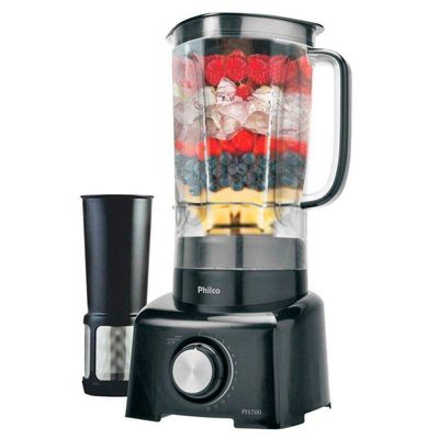 Liquidificador Philco Com Filtro 12 Velocidades Preto 110 V