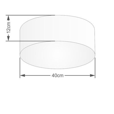 Plafon Para Sala Cilíndrico Sl-3005 Cúpula Cor Palha