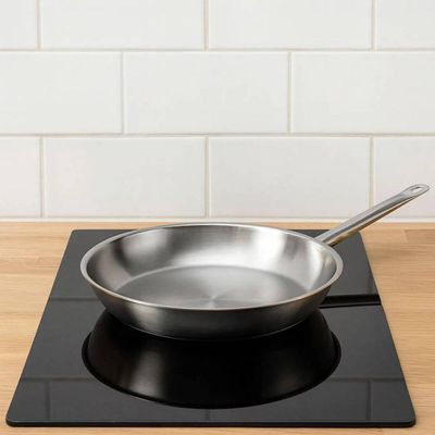 Frigideira Profissional 1,85L Brinox Fundo Triplo Inox 24cm Cozinha Industrial