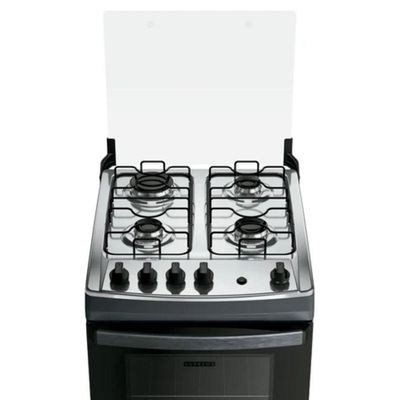 Fogão Dako 4 Bocas A Gas Supreme Mesa Inox Titanium Bivolt