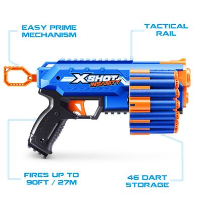 Lançador de Dardos X-Shot - Insanity Maniac Pistol