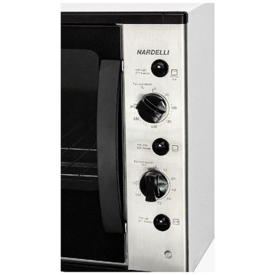 Forno Elétrico Bancada Nardelli SMART60S Com Espeto Giratório Preto 110V