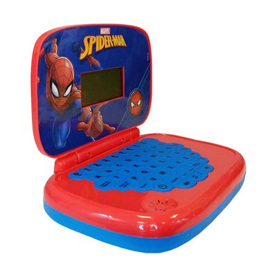 Kit Homem-Aranha - Laptop Infantil Bilíngue + 5 Mini Veiculos Pull Back