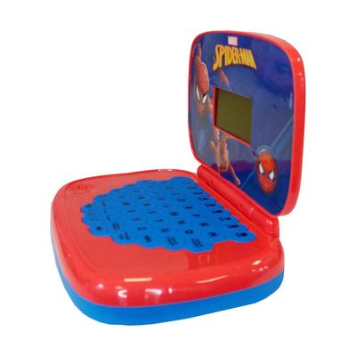Kit Homem-Aranha - Laptop Infantil Bilíngue + 5 Mini Veiculos Pull Back
