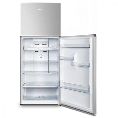 Geladeira Hisense 379L Top Freezer Total No Frost Inverter Inox 220V