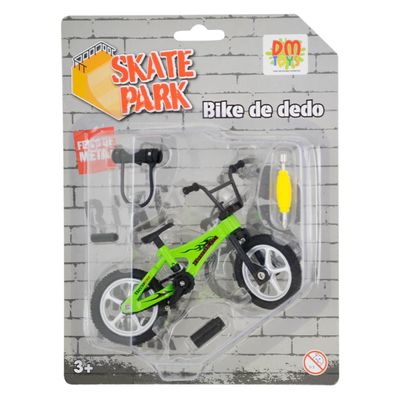 Kit Bicicleta De Dedo Com Acessórios Skate Park - Dm Toys 6685