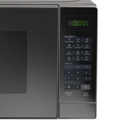 Micro-ondas Midea 20L Porta Espelhada Minuto Fácil Prata MRAE22 220V
