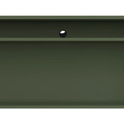 Rack Para Sala de Estar TV 85 Pol 4 Portas Brise Pés Industrial Preto Alef I03 Musgo - Lyam Decor