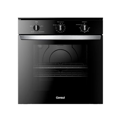 Forno de Embutir Elétrico Consul 84 Litros Timer Autodesligamento - COB84BE Preto / 220V