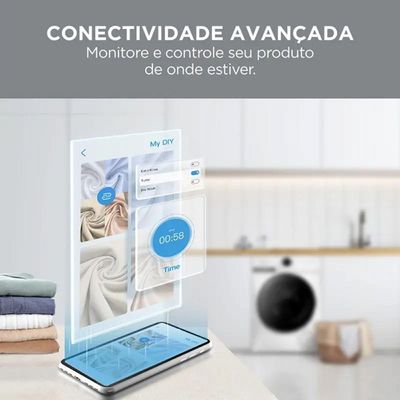Lava E Seca Midea 11Kg MF201D110WB/WK Branco 220V