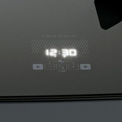 Fogão Dako 5 Bocas A Gas Supreme Timer Glass Titanium Bivolt