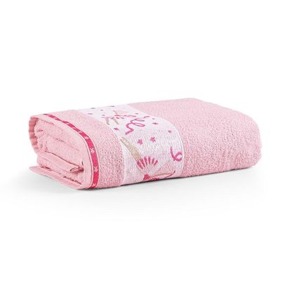 Toalha De Banho Kids Minimi 100% Algodão 1 Peça - Bailarina Rosa