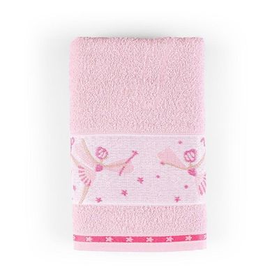 Toalha De Banho Kids Minimi 100% Algodão 1 Peça - Bailarina Rosa