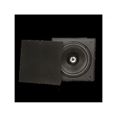 Arandela Quadrada Plastica 6polegadas Difusor 30rms 8r Preto