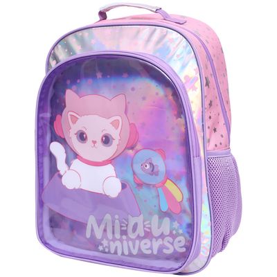 Mochila Infantil Miauniverse Lilás - YINS