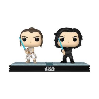 Funko Pop Star Wars 758 Rey & Kylo Ren Glows Exclusive