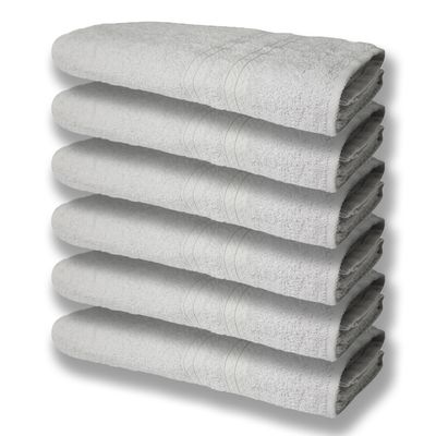 6 Toalhas Grande Super Felpudas e Grossa 80x150 Branco