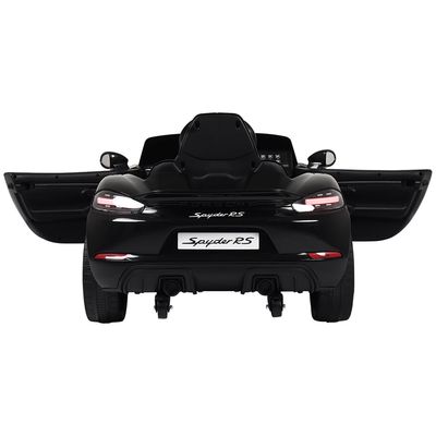 Carro Elétrico Infantil Porsche Spyder 718 RS 12V Preto Bel Único / 12V