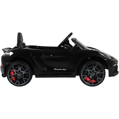 Carro Elétrico Infantil Porsche Spyder 718 RS 12V Preto Bel Único / 12V
