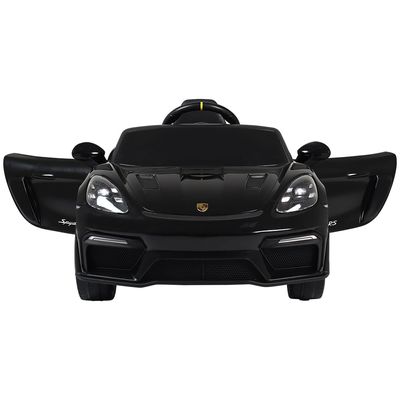 Carro Elétrico Infantil Porsche Spyder 718 RS 12V Preto Bel Único / 12V