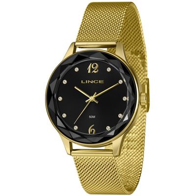 Relógio Lince Feminino Ref: Lrg4826l40 P2kx Casual Mesh Dourado