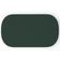 Puff Decorativo Orgânico Para Living Quarto 100cm Doha W01 Suede Verde Musgo - Lyam Decor