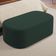 Puff Decorativo Orgânico Para Living Quarto 100cm Doha W01 Suede Verde Musgo - Lyam Decor