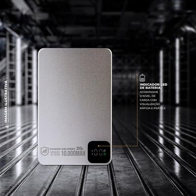 Carregador Portátil 10.000mAh - Ultra Slim  Gshield