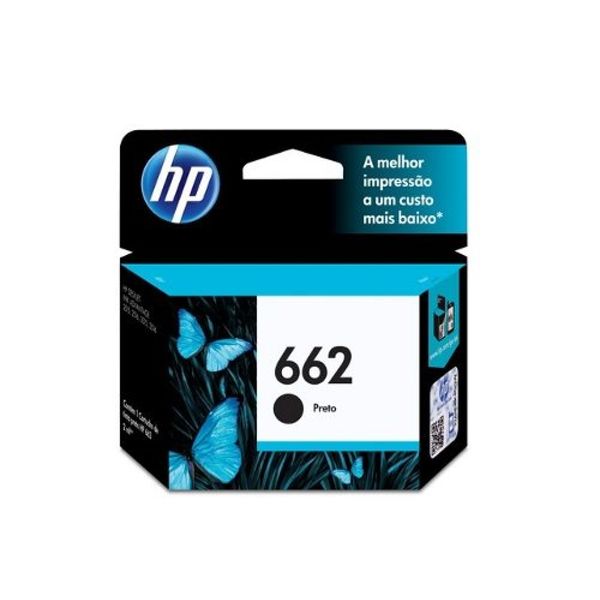 Cartucho HP 662 Preto CZ103AB