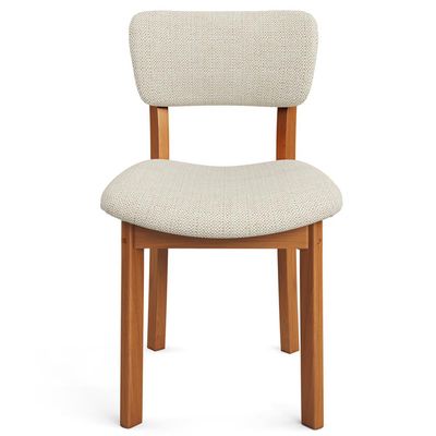 Mesa Para Sala de Jantar Ourense com 06 Cadeiras Sala de Jantar Dara L02 Linho Champagne - Lyam Decor