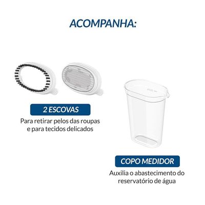 Passadeira A Vapor Dobrável Mondial Branco/azul VP-10-DB Bivolt