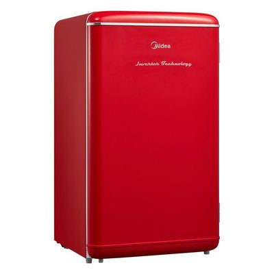 Frigobar Retrô Vermelho 93L Inverter Midea MDRD142RTD323 Bivolt