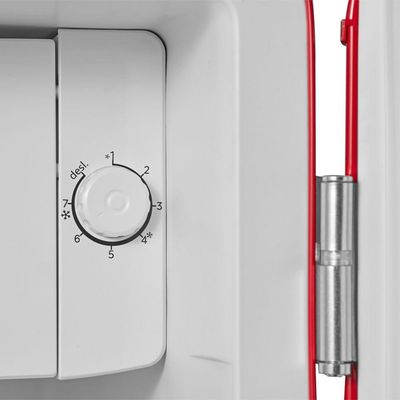 Frigobar Retrô Vermelho 93L Inverter Midea MDRD142RTD323 Bivolt