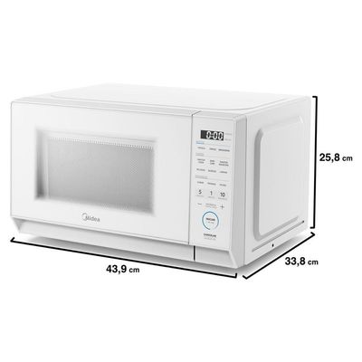 Micro-ondas 20L Branco Mastercook Midea MHP20B1 110V