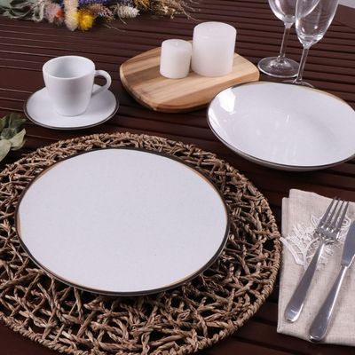 Prato Raso em Porcelana Decorada Canyon 25 cm Tramontina