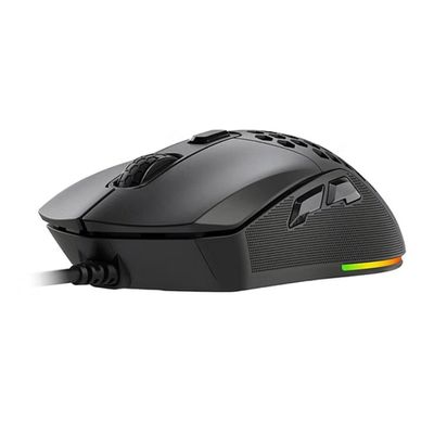 Mouse Gamer Skadi 12400 Dpi USB 7 Botões rgb Cover removível
