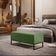 Kit 02 Puff Decorativo Para Sala De Estar Cléo W01 Base de Ferro 90cm Facto Verde Musgo - Lyam Decor