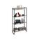 Kit 3 Estantes Multiuso Escritório Industrial 4 Prateleiras Areta 145x80cm C01 Snow - Lyam Decor