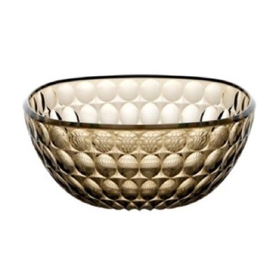 TIGELA BOWL GUZZINI EM ACRÍLICO VANITY TERRA 16CM SMOKE 129716AR00