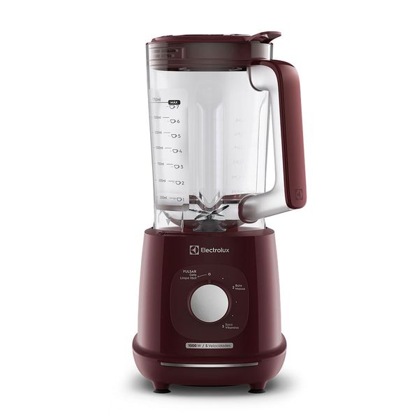 Liquidificador Electrolux 1000W 2.7L Efficient TriForce 5 Velocidades Vermelho (EBL1010) 220V