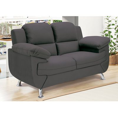 Sofá 1,52 Metros Linoforte Avalon 2 Lugares Veludo e Espuma D-33 Cinza