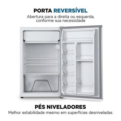 Frigobar Mondial 120L Porta Reversível Branco FGB-01-W120 220V