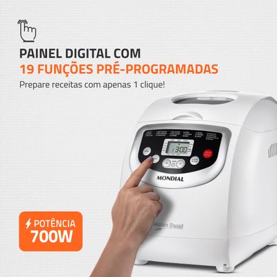 Panificadora Automática Master Bread Mondial NPF-54 110