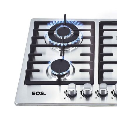 Fogão Cooktop Inox A Gás 4 Bocas 1 Dupla Ecg04 Bivolt - Eos B163914 Bivolt