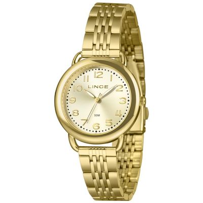Relógio Lince Feminino Ref: Lrgm028l36 C2kx Casual Dourado