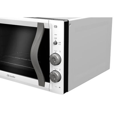 Forno Elétrico De Bancada Mueller 50L E Vidro Duplo 220V