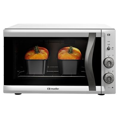 Forno Elétrico De Bancada Mueller 50L E Vidro Duplo 220V