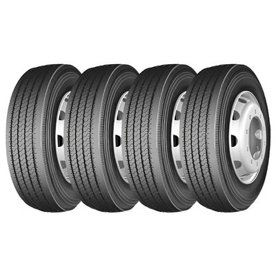 KIT 4 Pneu Longmarch T201 295/80 R22.5 Aro 22.5 152/149M 18PR Liso
