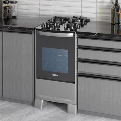 Fogão Master Grill 4 Queimadores Prix Suggar 110V