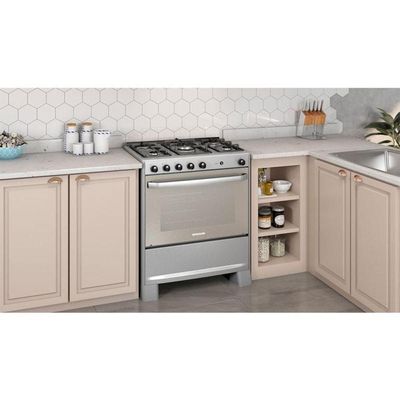 Fogão Select Prata Mesa Inox 5 Queimadores Bivolt Fgisl510prix Suggar Bivolt
